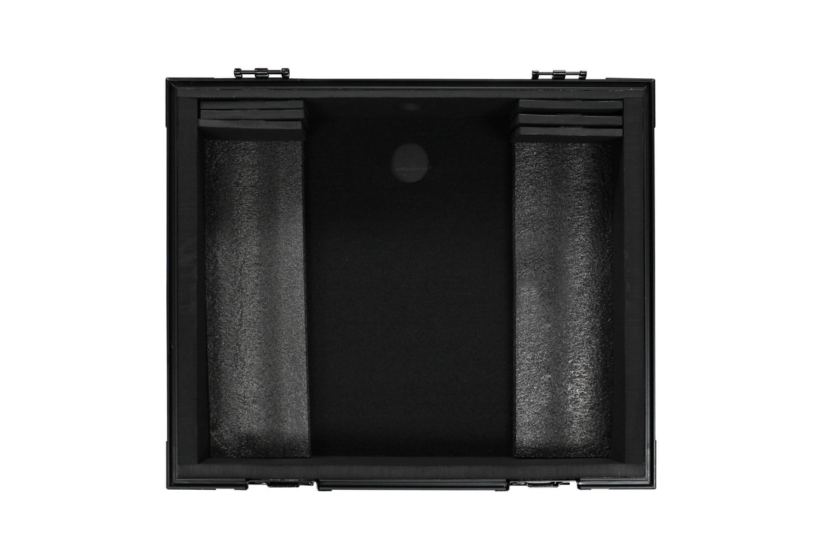 Odyssey FZ1200BL - All Black Technics 1200 Style DJ Turntable Flight Case.