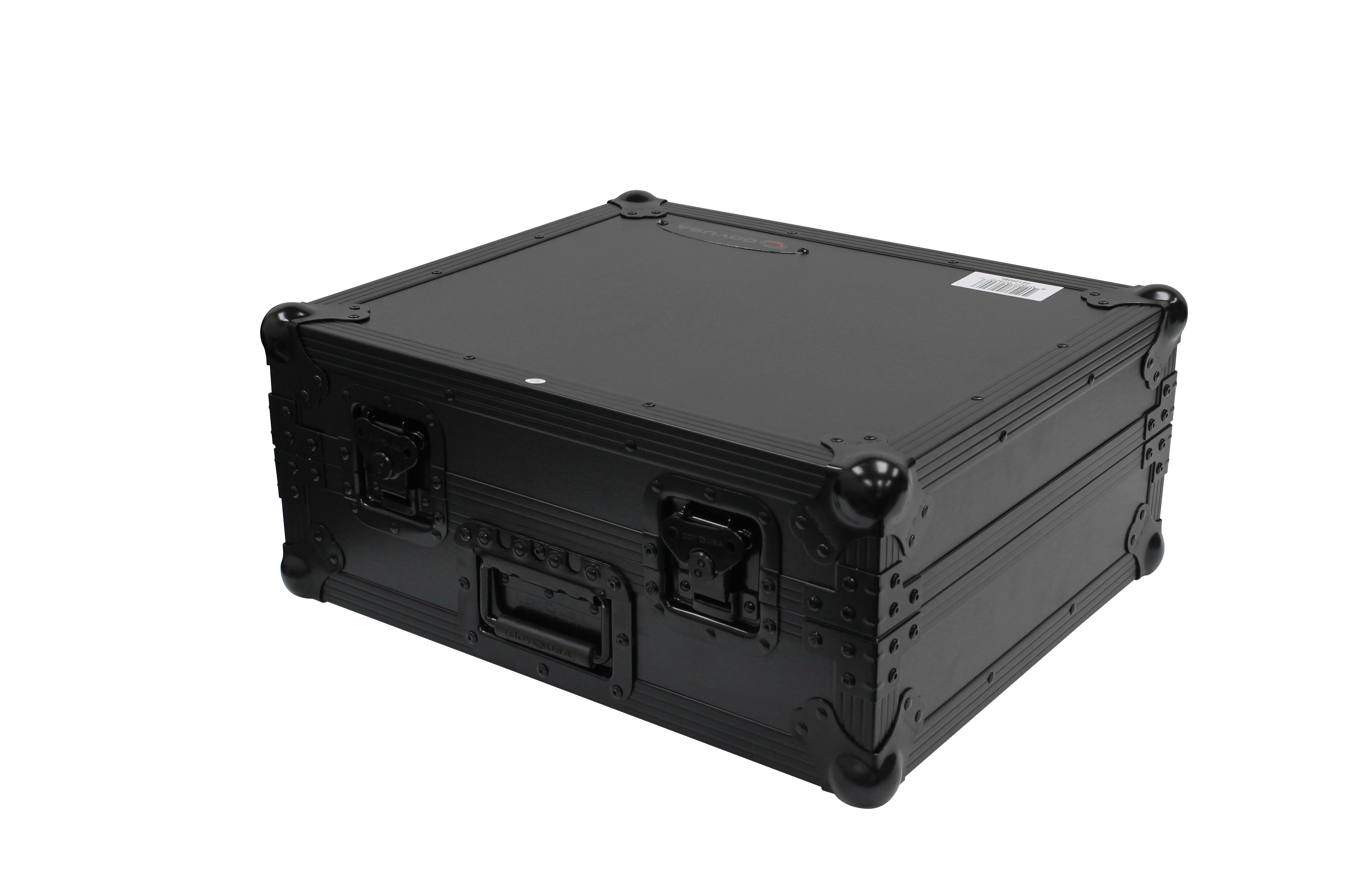 Odyssey FZ1200BL - All Black Technics 1200 Style DJ Turntable Flight Case