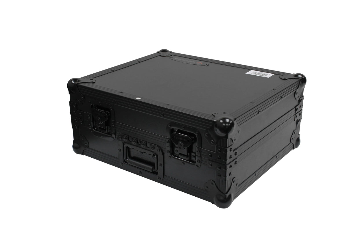 Odyssey FZ1200BL - All Black Technics 1200 Style DJ Turntable Flight Case.