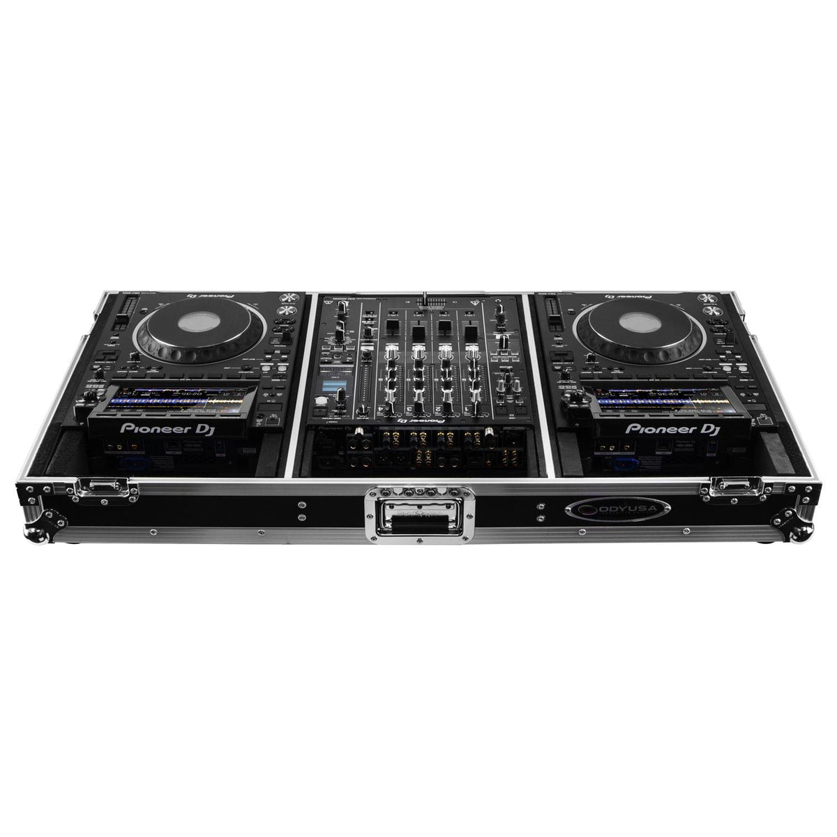 Odyssey FZ12CDJWXD2 - Extra Deep DJ Coffin Case for 12″ Format DJ Mixer and Two Media Players.