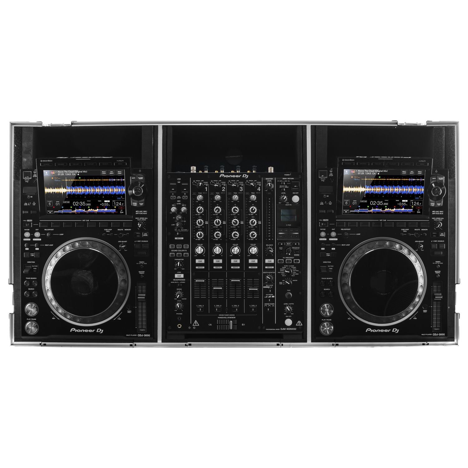 Odyssey FZ12CDJWXD2 - Extra Deep DJ Coffin Case for 12″ Format DJ Mixer and Two Media Players