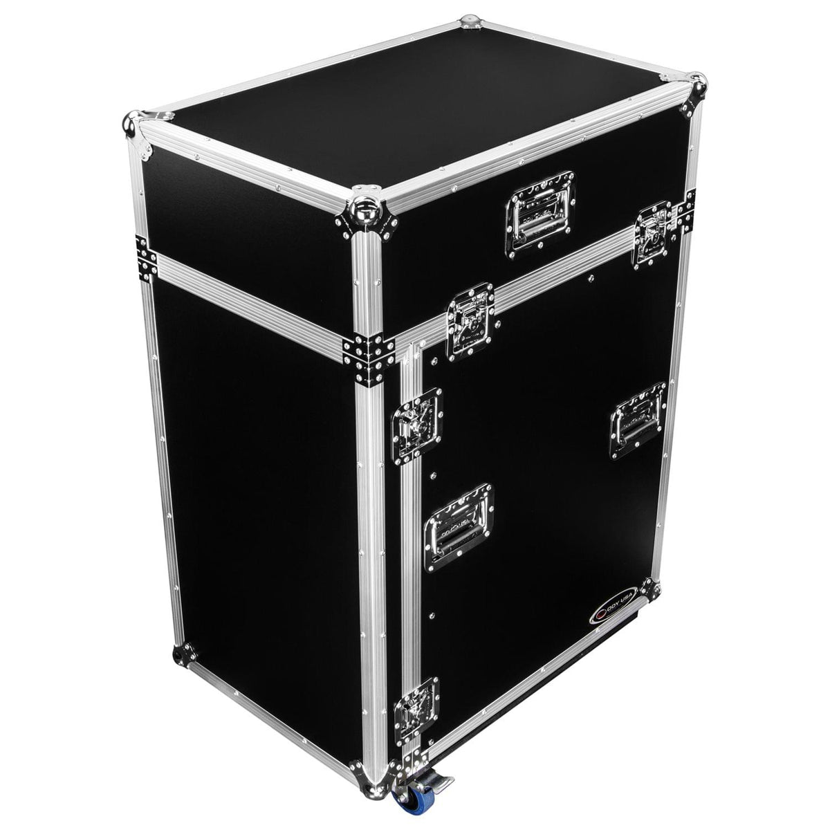 Odyssey FZ1416W - 14U Top Slanted 16U Vertical Pro Combo Rack with Casters.