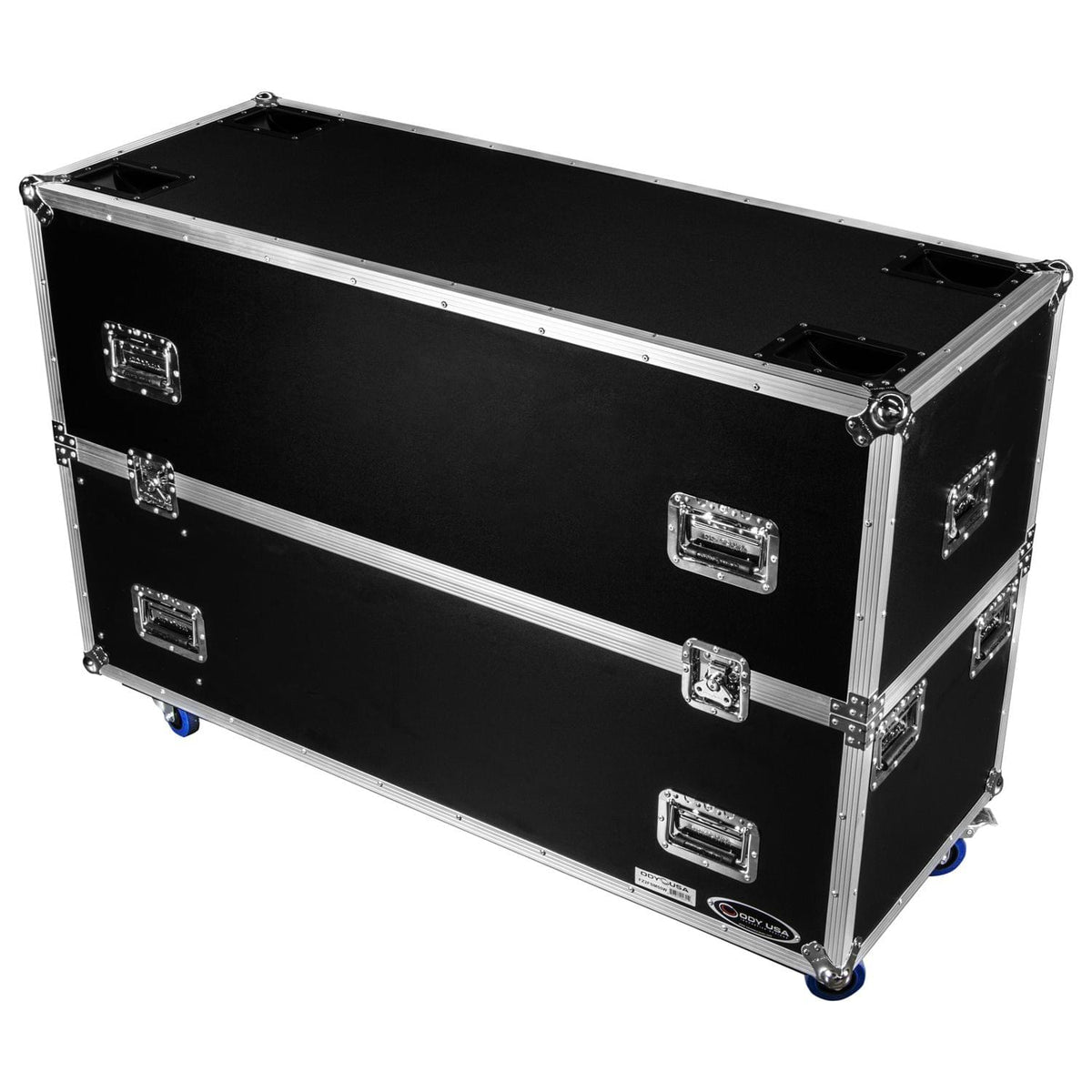 Odyssey FZ2FSM50W - Dual 50-58" Flat Screen Monitor Case with Casters.