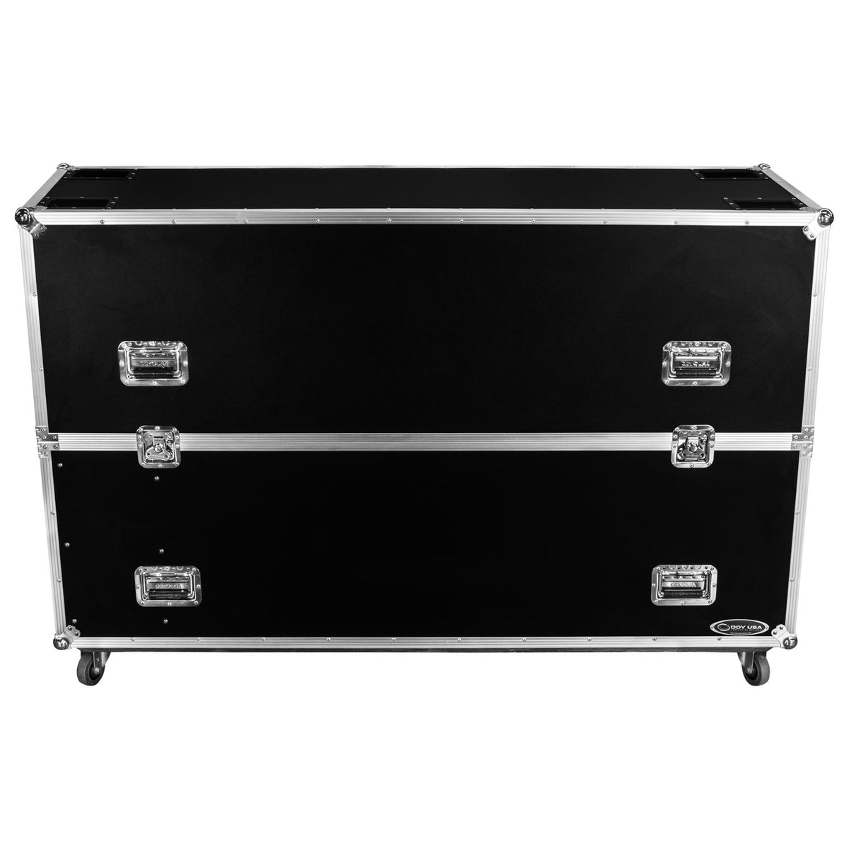 Odyssey FZ2FSM75W - Dual 75" Flat Screen Monitor Case with Casters.