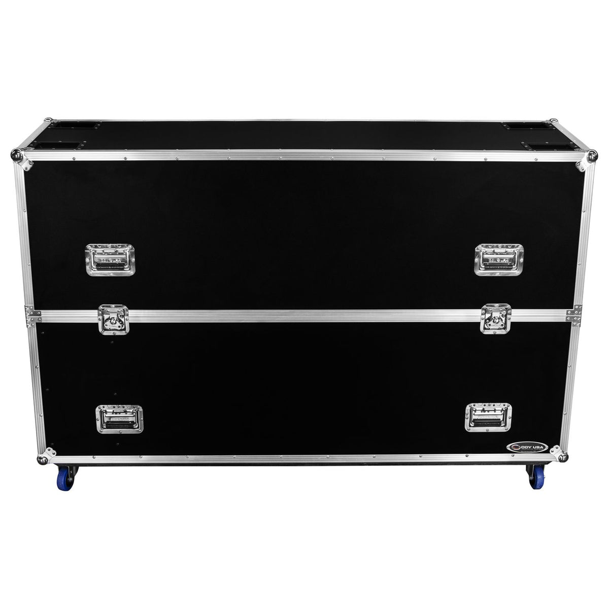 Odyssey FZ2FSM75W - Dual 75" Flat Screen Monitor Case with Casters.