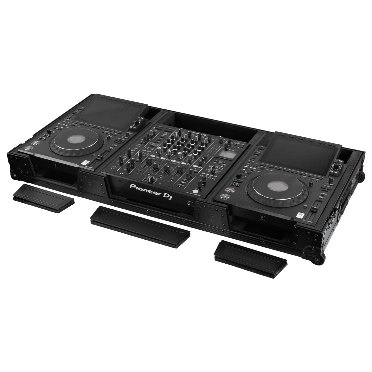 Odyssey FZA93000XWBL - DJM-A9 and CDJ-3000X Black Label DJ Coffin Case.