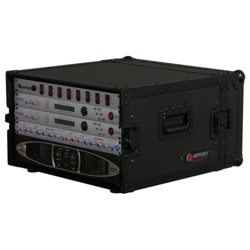 Odyssey FZAR06BL - Black 6U Pro Amp Rack.