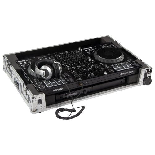 Odyssey FZDDJFLX10CW - Odyssey DDJ-FLX10 1U Flight Case with Corner Wheels