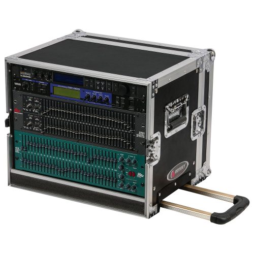 Odyssey FZER8HW - 8U Pro Trolley Effects Rack with Wheels