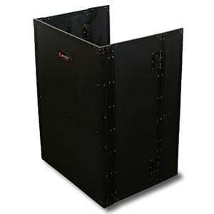 Odyssey FZF2636BL - 26" Wide x 36" Tall Black DJ Fold-out Stand