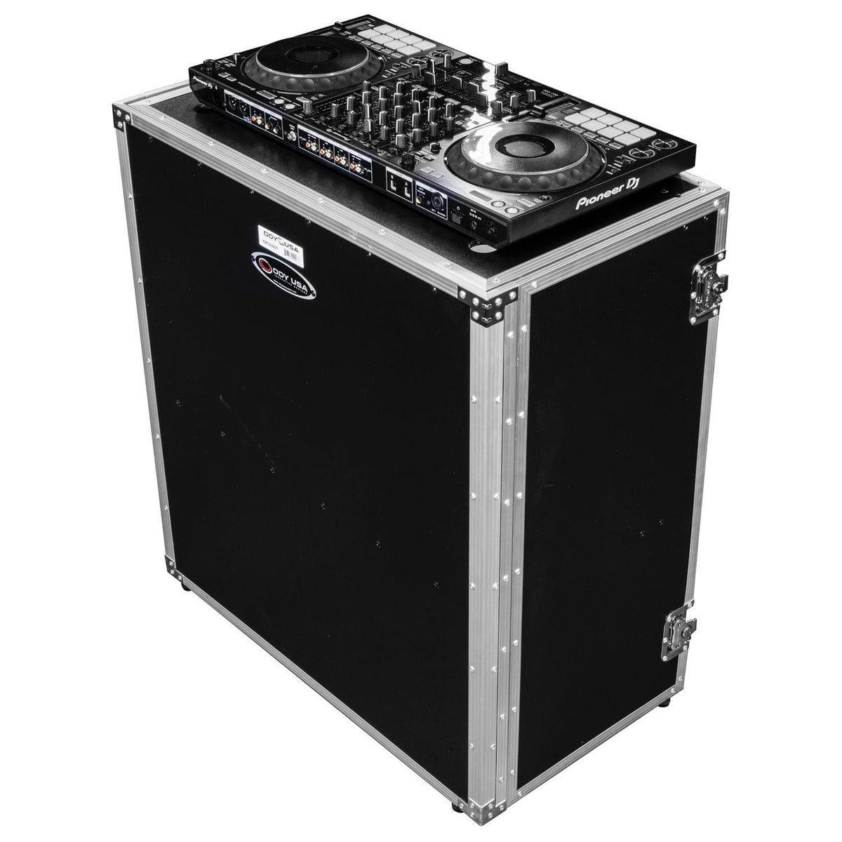Odyssey FZF33362T - 33″ Wide x 36″ Tall Two-Tier DJ Fold-out Stand.