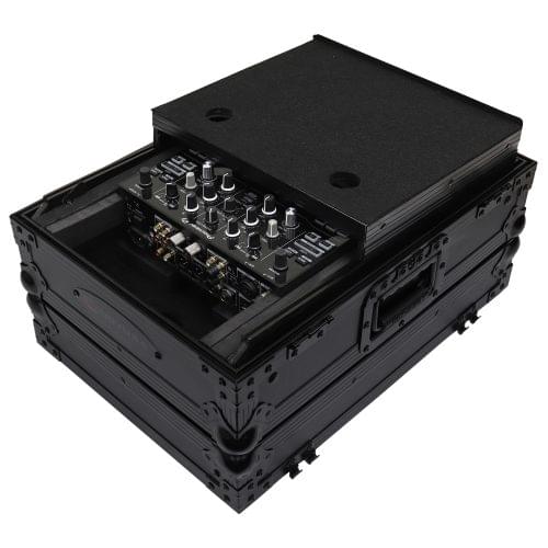 Odyssey FZGS10MX1XDBL - Black 10" Format DJ Mixer Case with Extra Deep Rear Compartment