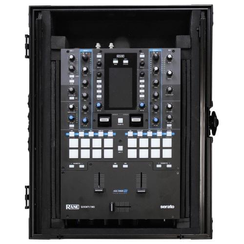 Odyssey FZGS10MX1XDBL - Black 10" Format DJ Mixer Case with Extra Deep Rear Compartment