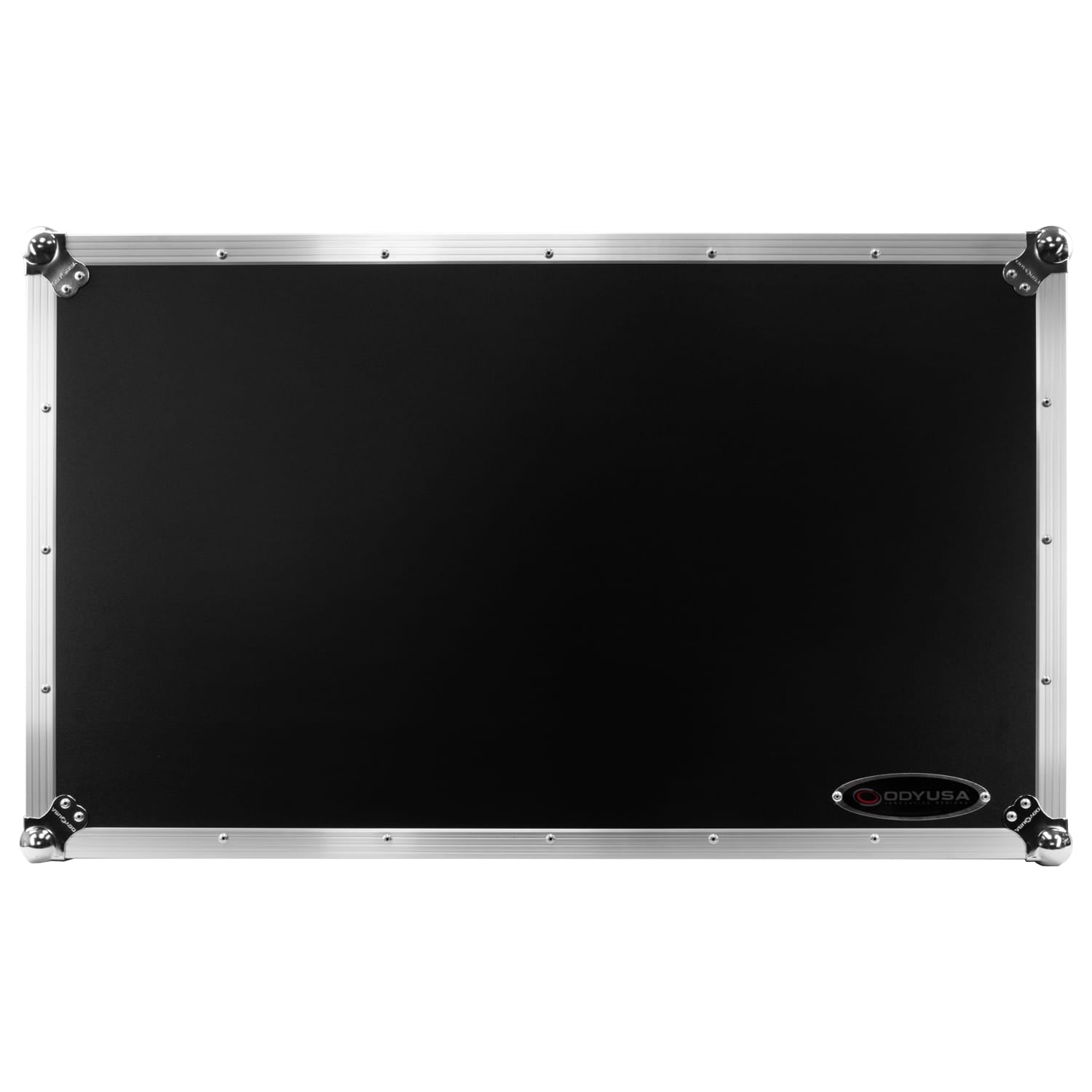 Odyssey FZGSATXDJAZW - AlphaTheta XDJ-AZ Dual 1U Rack Space Flight Case with Glide Style Laptop Platform and Wheels