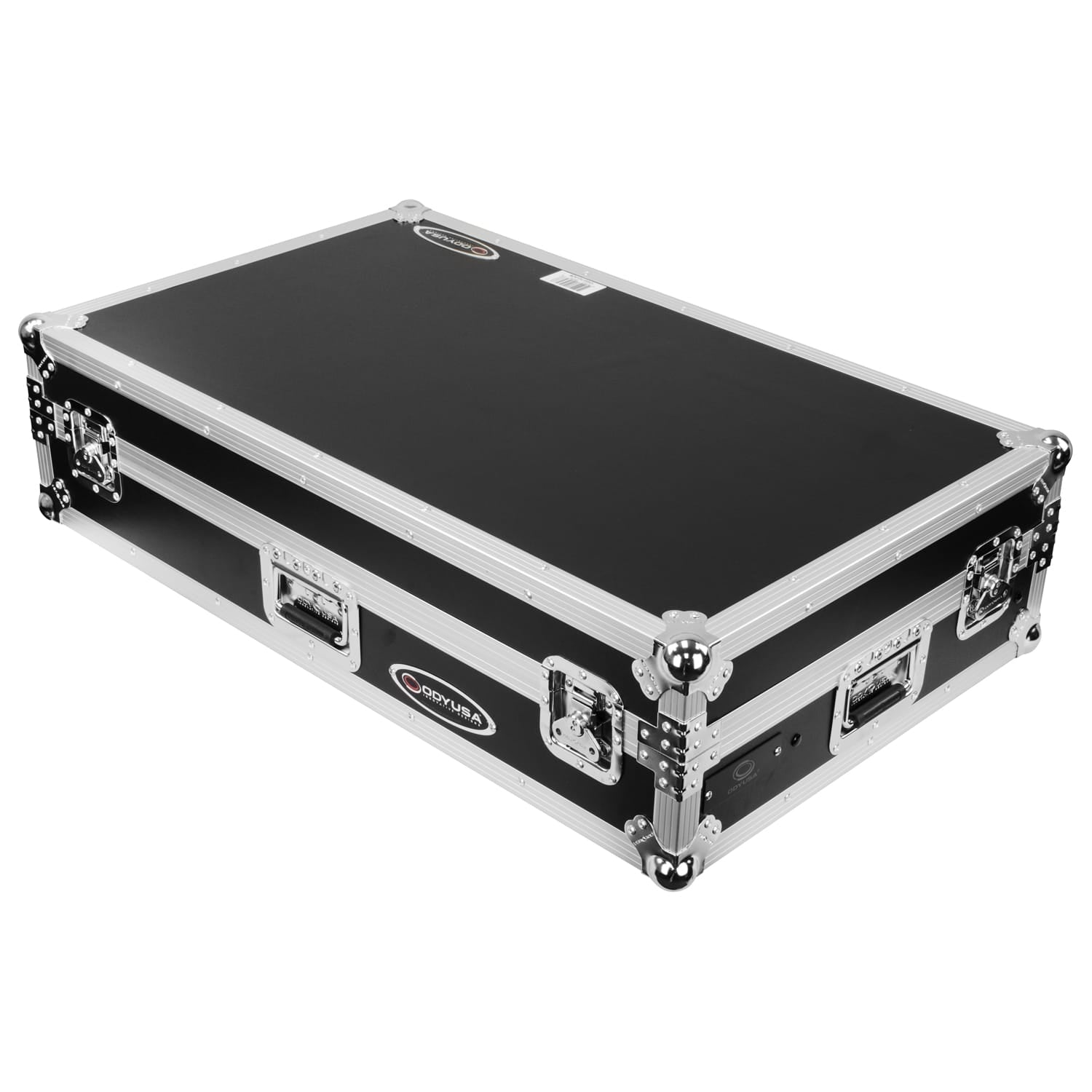 Odyssey FZGSATXDJAZW - AlphaTheta XDJ-AZ Dual 1U Rack Space Flight Case with Glide Style Laptop Platform and Wheels