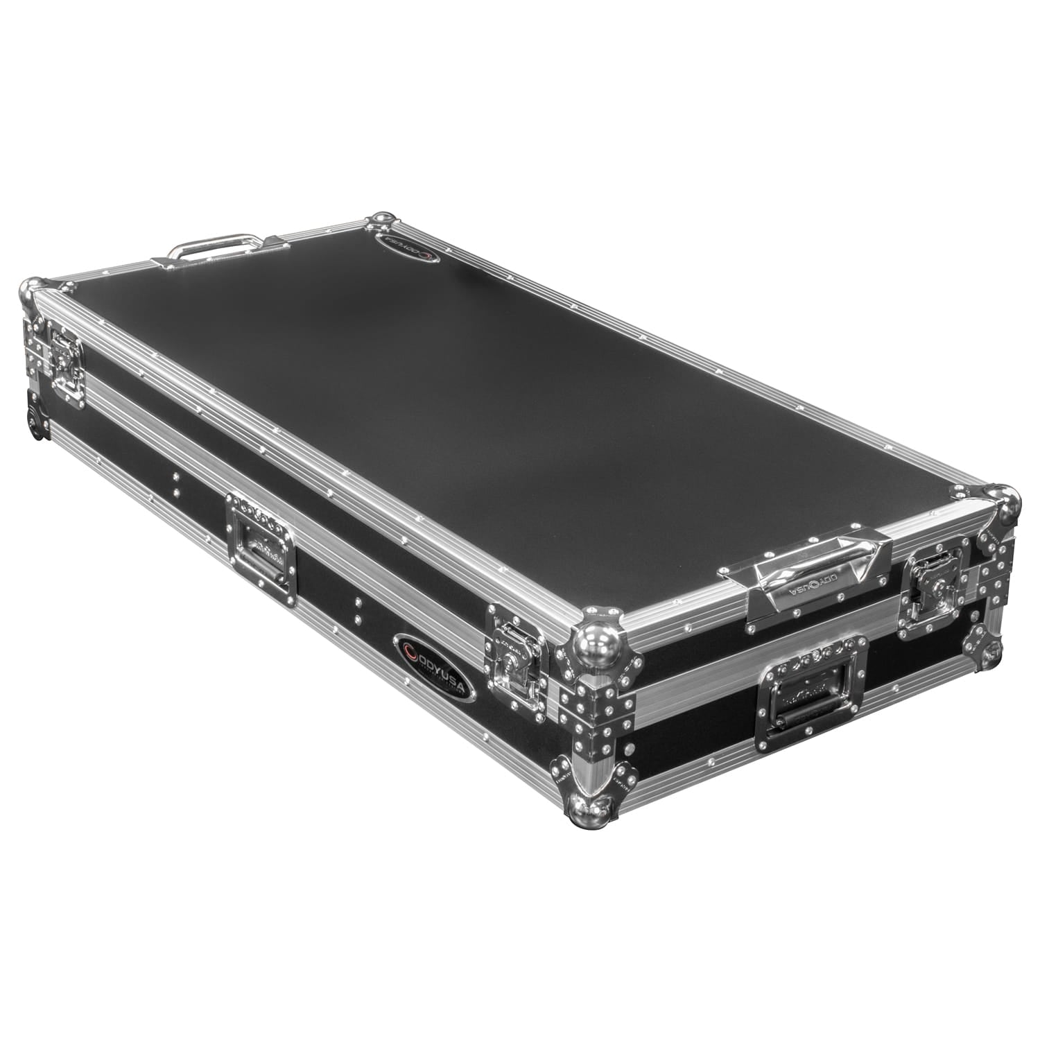 Odyssey FZGSDJMA9CDJW - Glide Style DJ Coffin Flight Case with Wheels for DJM-A9 and CDJ-3000 or Similar Size Gear