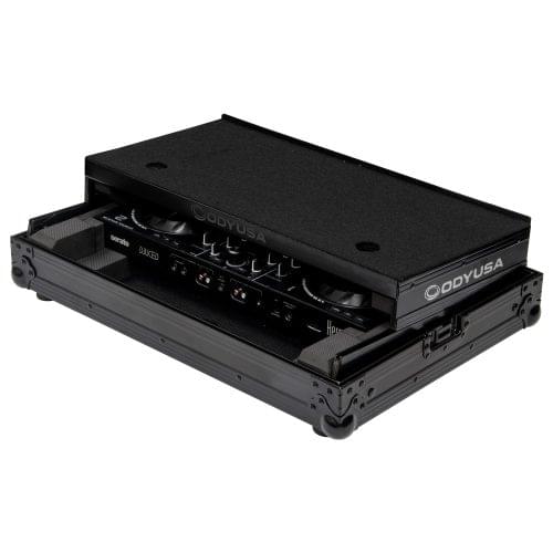 Odyssey FZGSINPULSE500BL - Hercules DJControl Inpulse 500 Black Label Flight Case with Glide Style Laptop Platform
