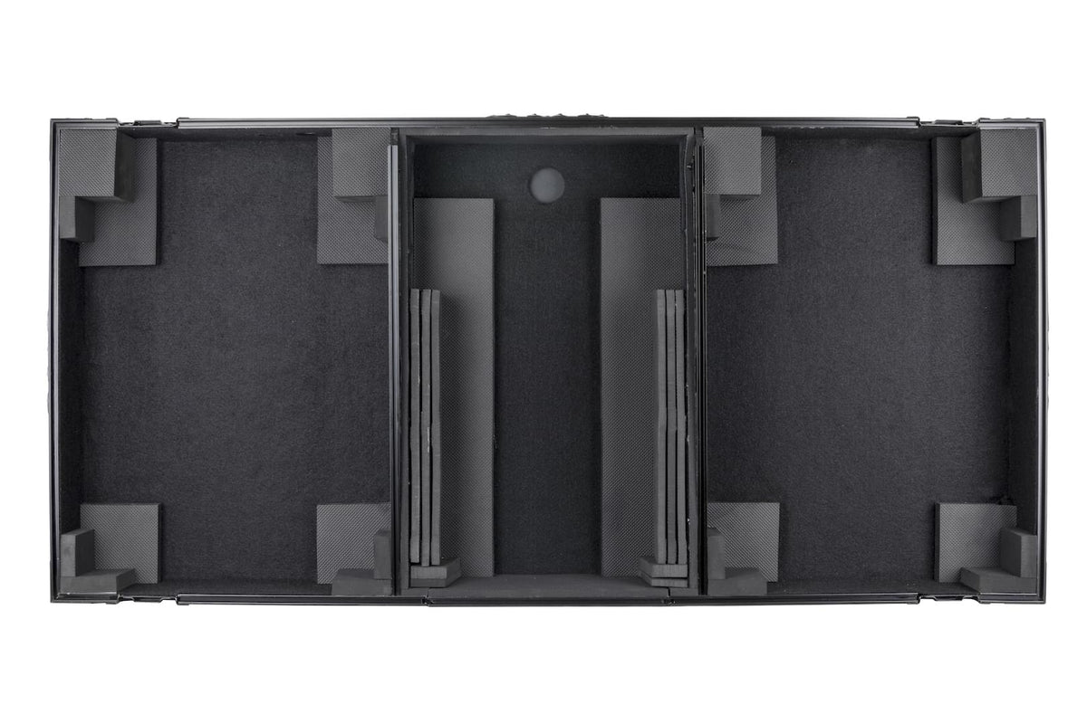 Odyssey FZGSLBM12WRBL - Universal Turntable DJ Coffin with Wheels.