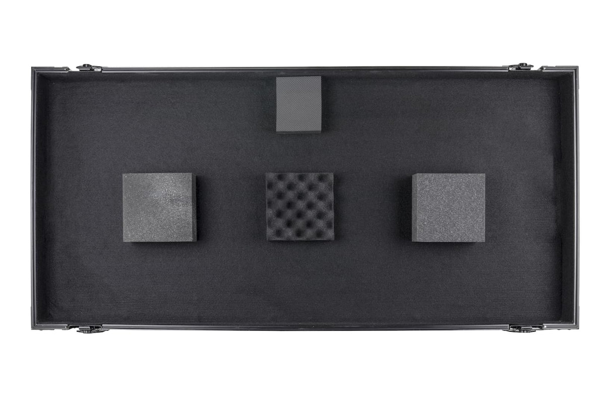 Odyssey FZGSLBM12WRBL - Universal Turntable DJ Coffin with Wheels.