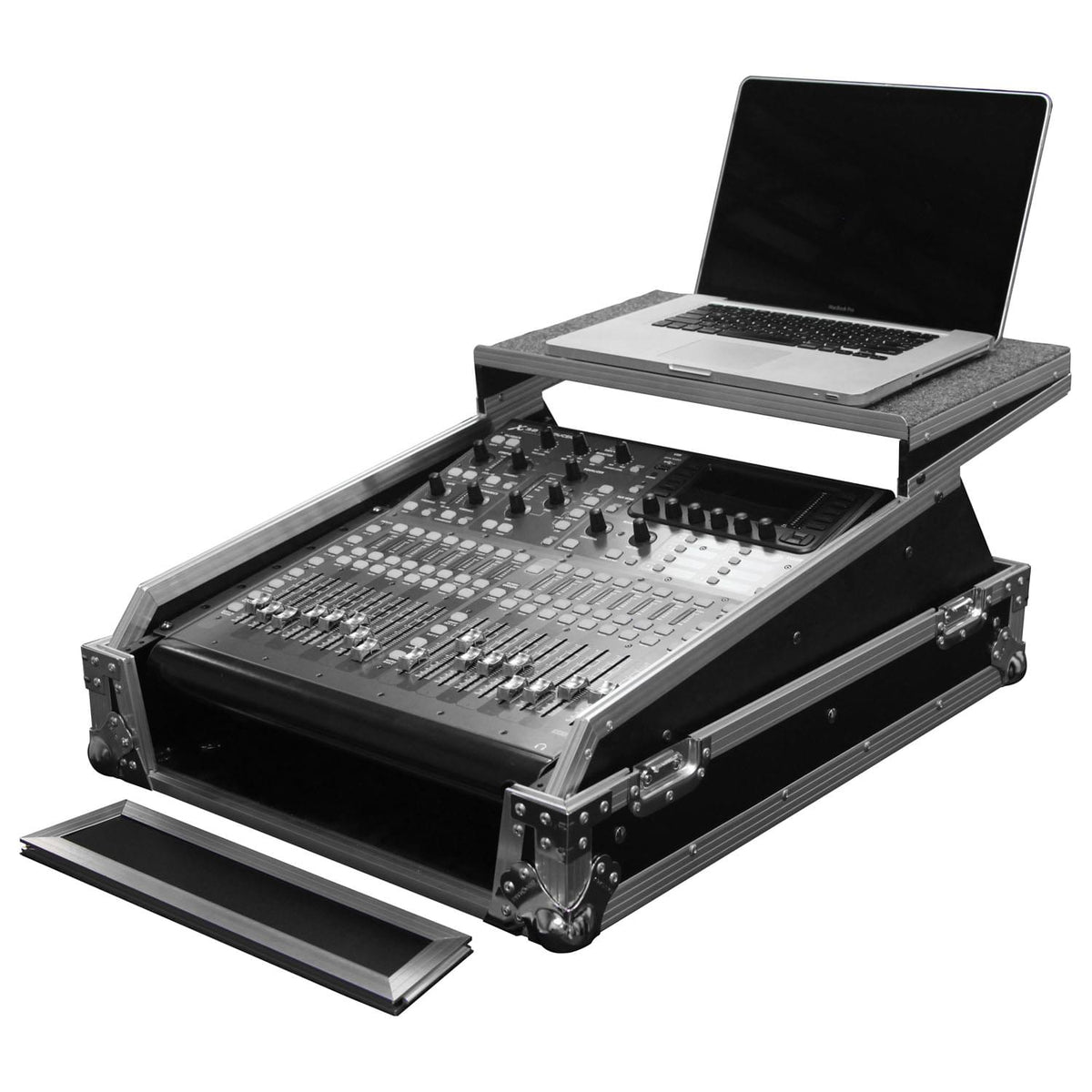 Odyssey FZGSMX1913 - Universal 13U Rack Mountable Mixer Flight Case with Glide Platform.
