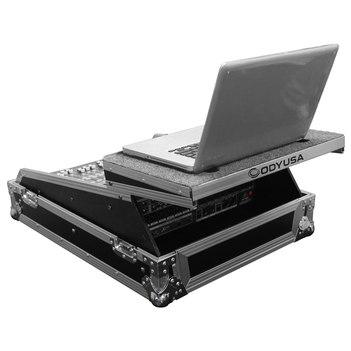 Odyssey FZGSMX1913 - Universal 13U Rack Mountable Mixer Flight Case with Glide Platform.