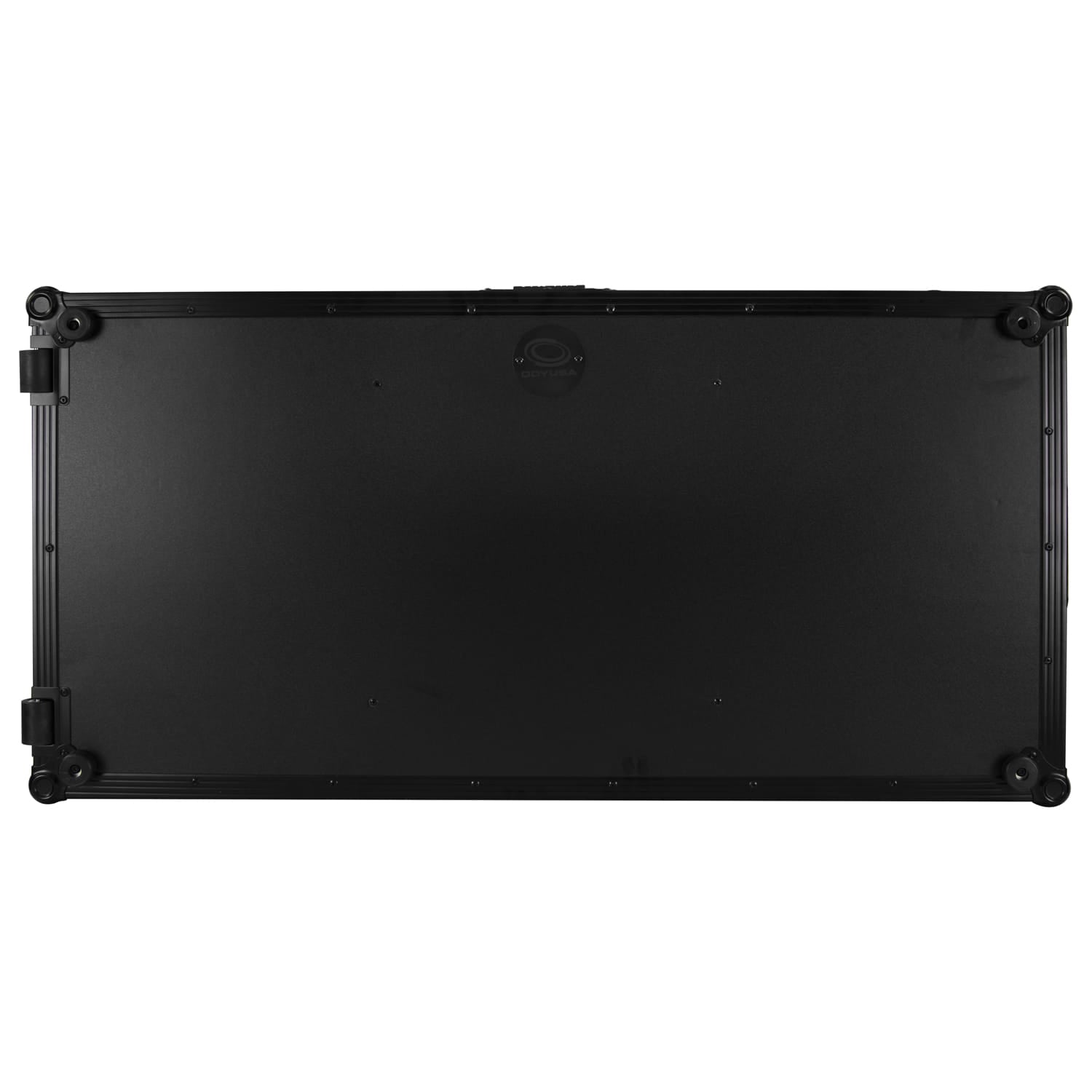 Odyssey FZGSP12CDJW2BL - Odyssey Full Glide Platform Black Label DJ Coffin Flight Case for 12″ Format DJ Mixer and Two Large Format Media Players
