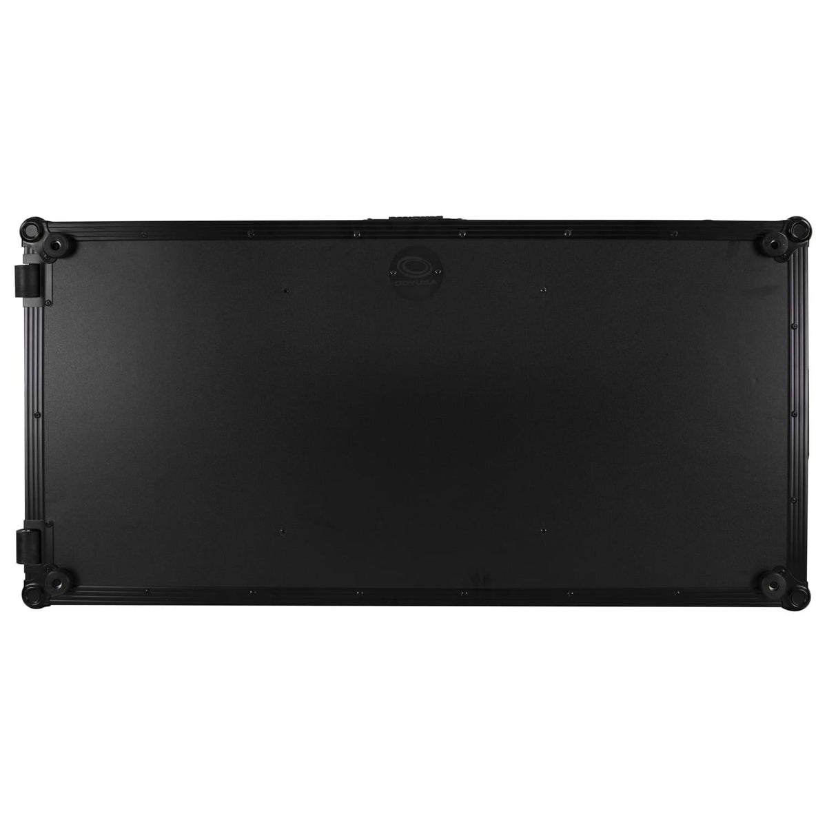 Odyssey FZGSP12CDJW2BL - Odyssey Full Glide Platform Black Label DJ Coffin Flight Case for 12″ Format DJ Mixer and Two Large Format Media Players.