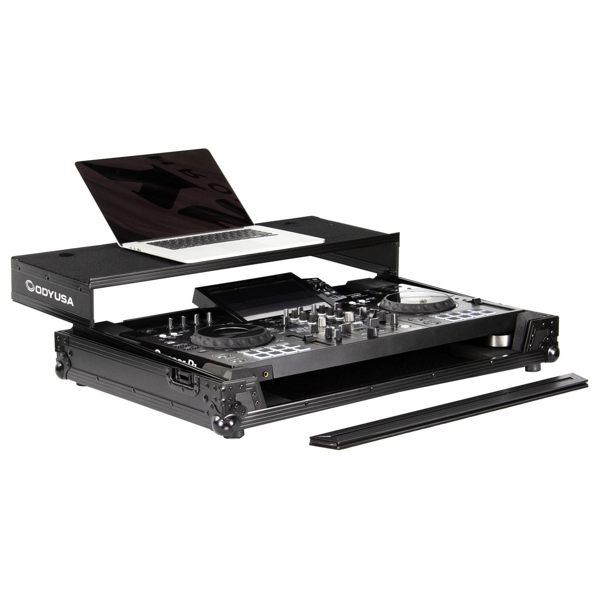 Odyssey FZGSPIXDJRX3WBL - Pioneer XDJ-RX3 Black Label Glide Style Flight Case with Wheels.