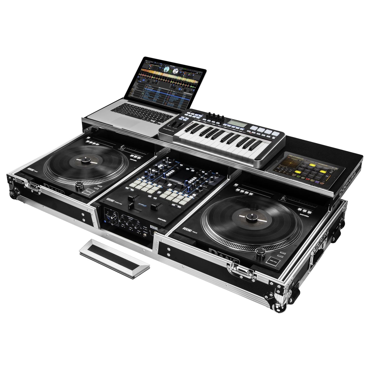 Odyssey FZGSPRA1272W - Rane Seventy / Seventy-Two and Rane Twelve Remixer Glide Style DJ Coffin Case.