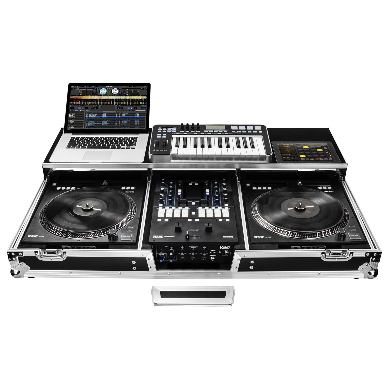 Odyssey FZGSPRA1272W - Rane Seventy / Seventy-Two and Rane Twelve Remixer Glide Style DJ Coffin Case.