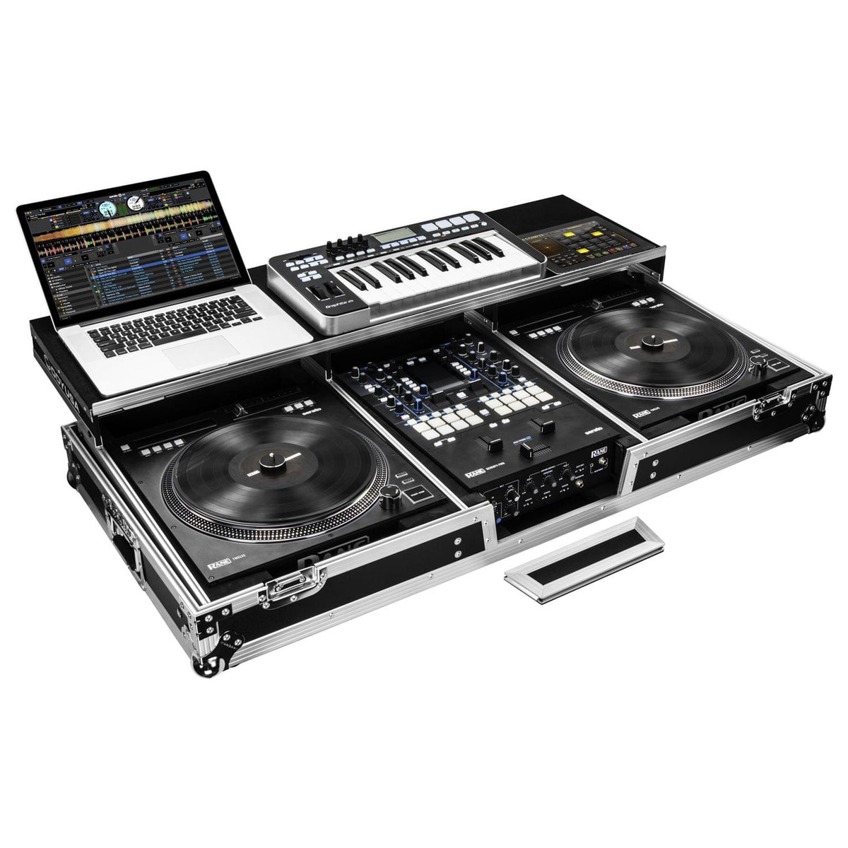 Odyssey FZGSPRA1272W - Rane Seventy / Seventy-Two and Rane Twelve Remixer Glide Style DJ Coffin Case.