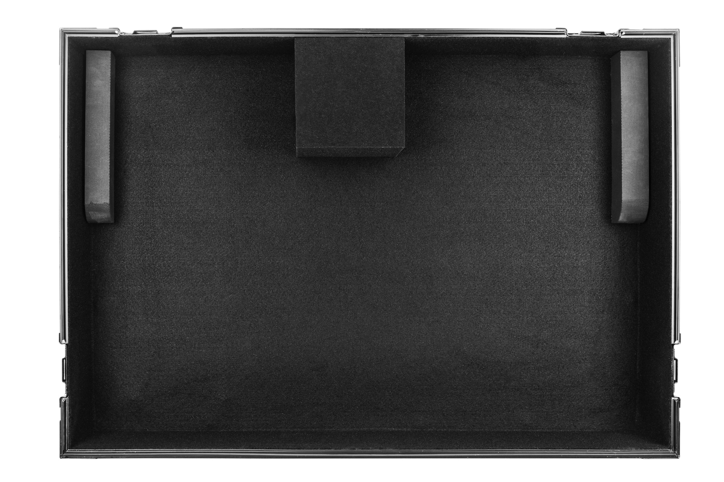 Odyssey FZGSPRIME4W2BL - Denon Prime 4 Black Flight Case with Patented Glide Laptop Platform and 2U Rack Space