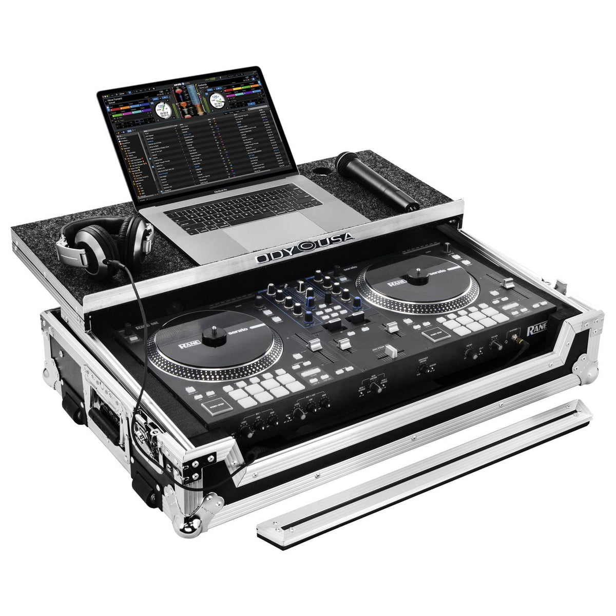 Odyssey FZGSRANEONEW - Rane One Flight Case with Patented Glide Platform.