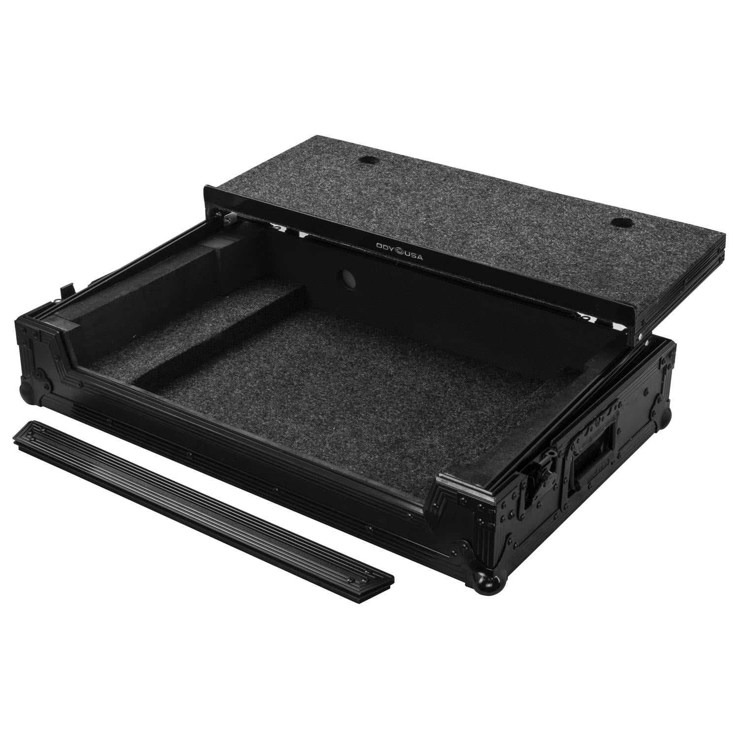 Odyssey FZGSRANEONEWBL - Rane ONE/ONE MKII Flight Case in Black with Patented Glide Platform