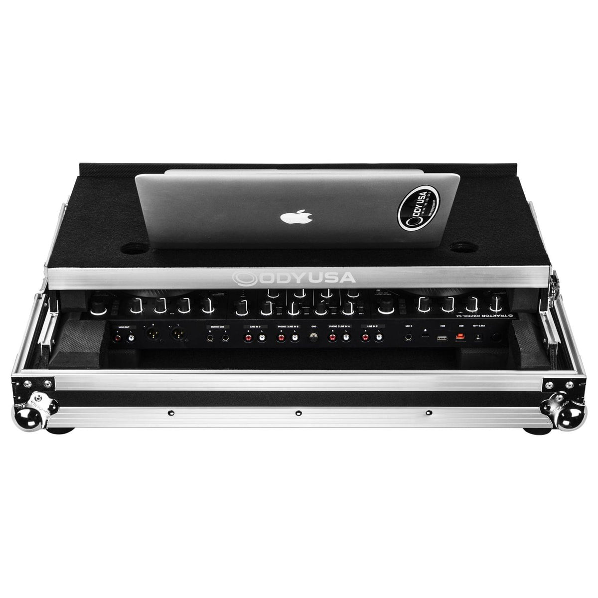 Odyssey FZGSTKS4MK3 - Native Instruments Traktor Kontrol S4 MK3 Flight Case with Glide Platform