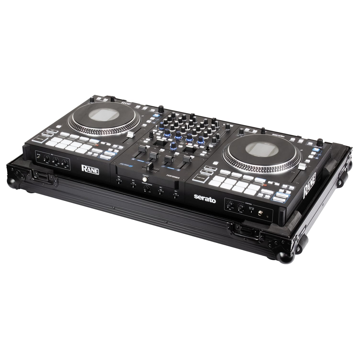Odyssey FZPERFORMERWBL - Black Label Flight Case With Roller Wheels for the Rane Performer
