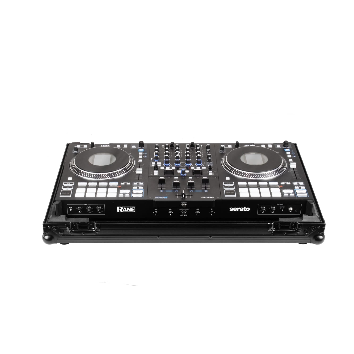 Odyssey FZPERFORMERWBL - Black Label Flight Case With Roller Wheels for the Rane Performer