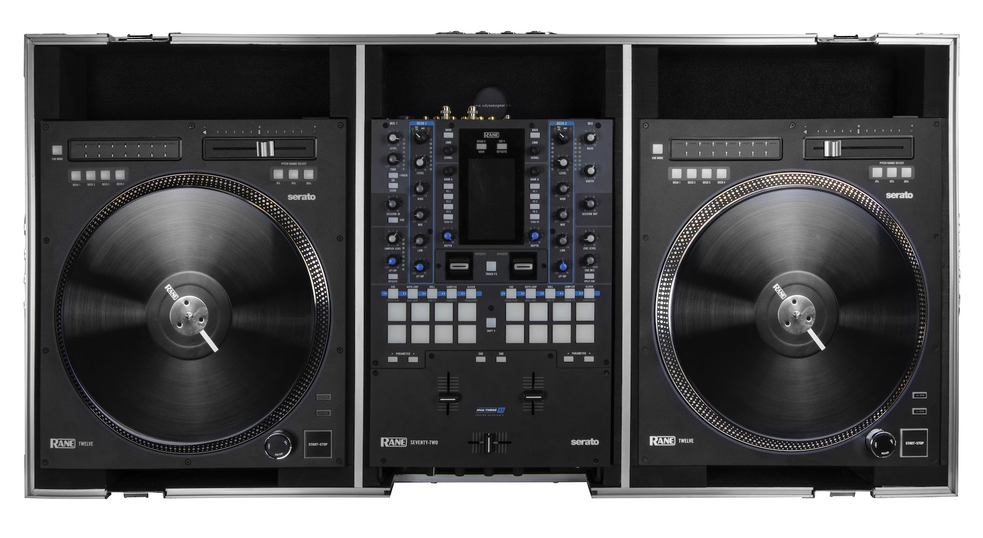 Odyssey FZRANE1272W - Coffin, Fits a Rane Seventy-Two + 2 Rane Twelve in Battle Position