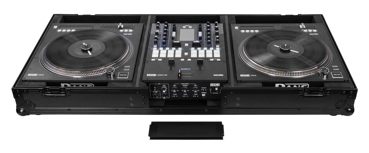 Odyssey FZRANE1272WBL - Coffin, All Black, Fits a Rane Seventy-Two + 2 Rane Twelve in Battle Position.