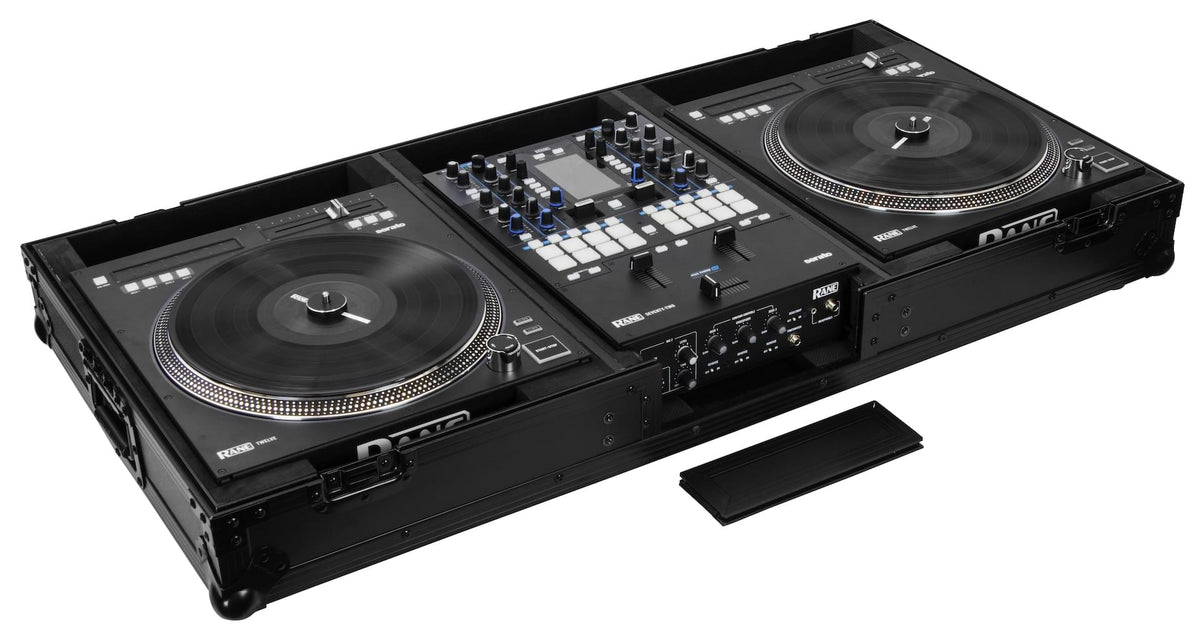 Odyssey FZRANE1272WBL - Coffin, All Black, Fits a Rane Seventy-Two + 2 Rane Twelve in Battle Position.