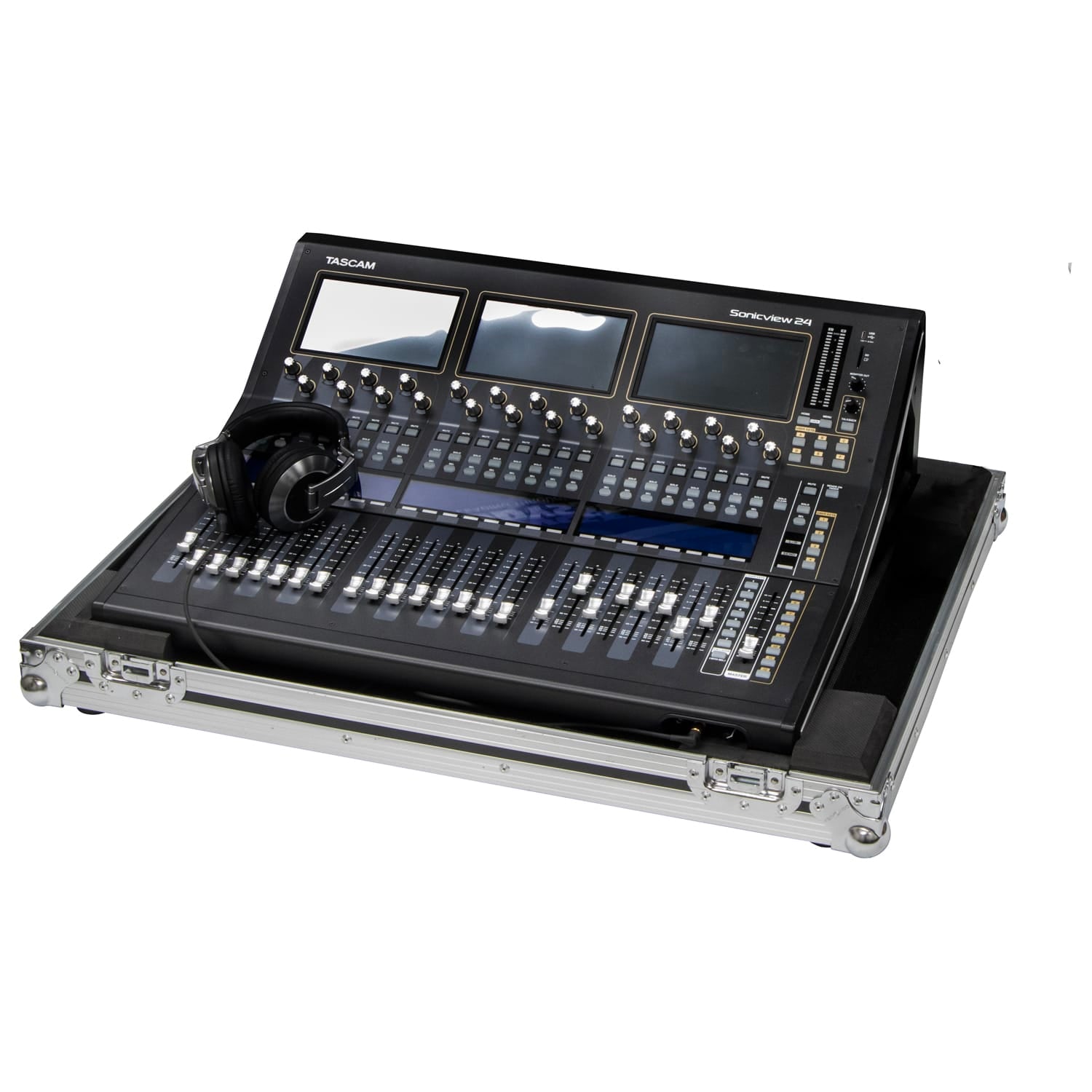 Odyssey FZSONICVIEW24 - Odyssey TASCAM Sonicview 24 Mixing Console Flight Case