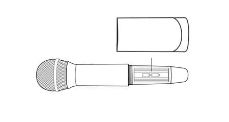 Electro-Voice HHBC-300 - Battery Cover for HT-300 Handheld Transmitter