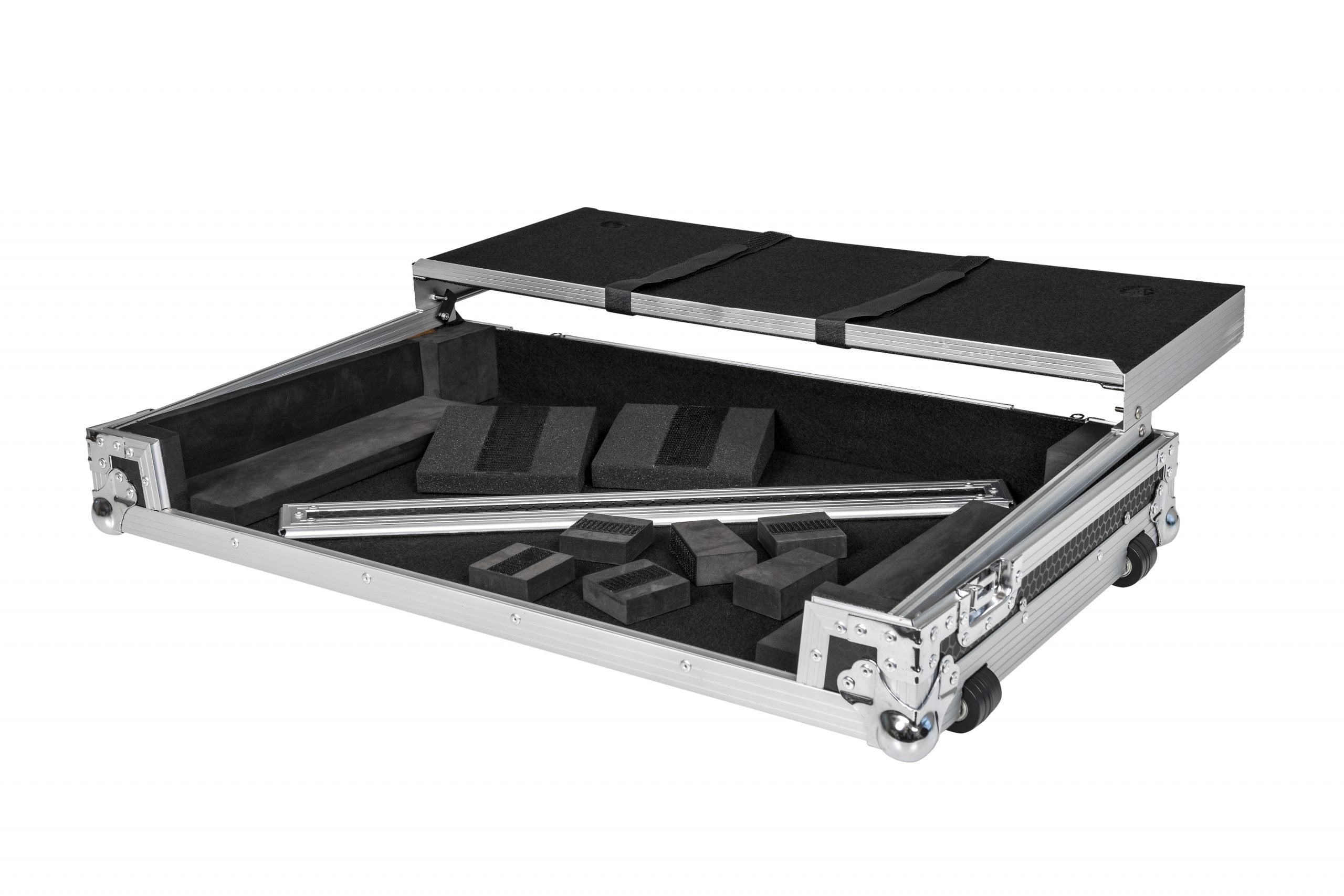 Headliner HL10008 - Flight Case with Laptop Platform & Wheels for Pioneer DJ DDJ-REV7 Controller