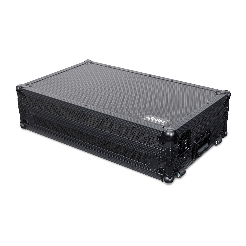 Headliner HL10016 - Pitch Black Flight Case for Rane FOUR & PERFORMER with Laptop Platform and Wheels