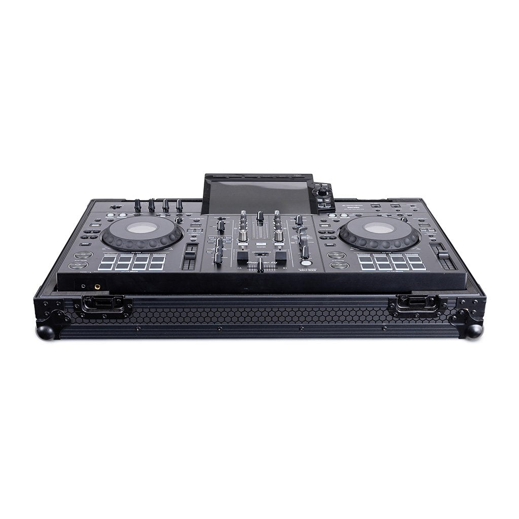 Headliner HL10019 - Pitch Black Low Profile Flight Case with Wheels for Pioneer DJ XDJ-RX3 Controller.