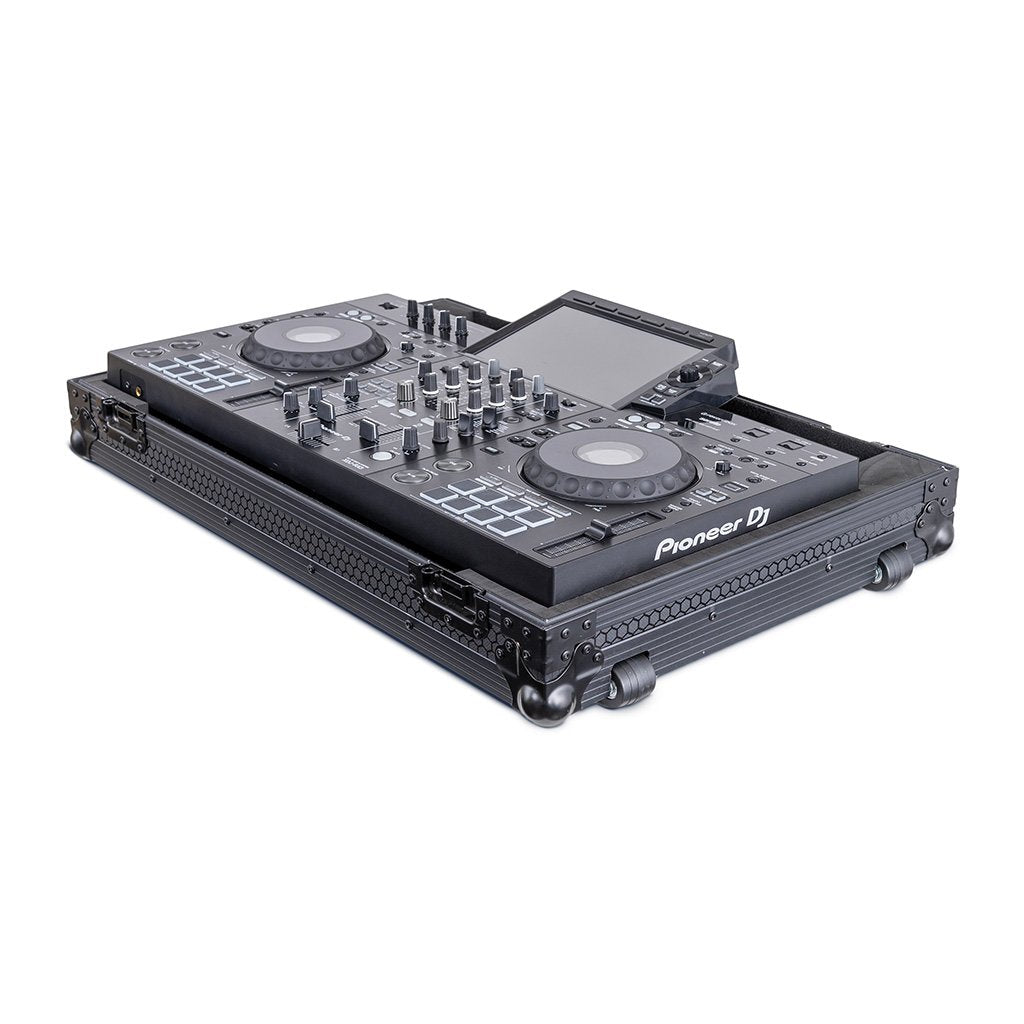 Headliner HL10019 - Pitch Black Low Profile Flight Case with Wheels for Pioneer DJ XDJ-RX3 Controller.