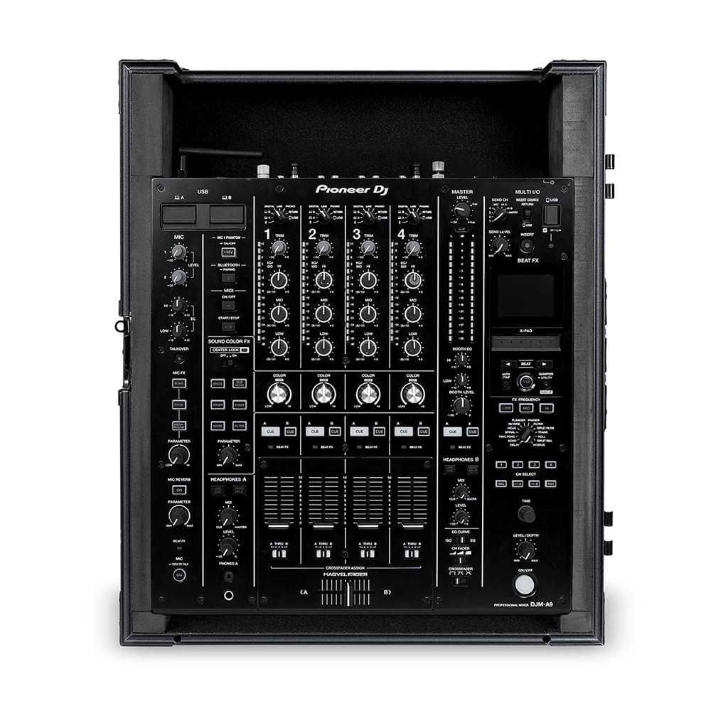 Headliner HL10204 - Pitch Black Flight Case for Pioneer DJ DJM-A9 Mixer Controller.