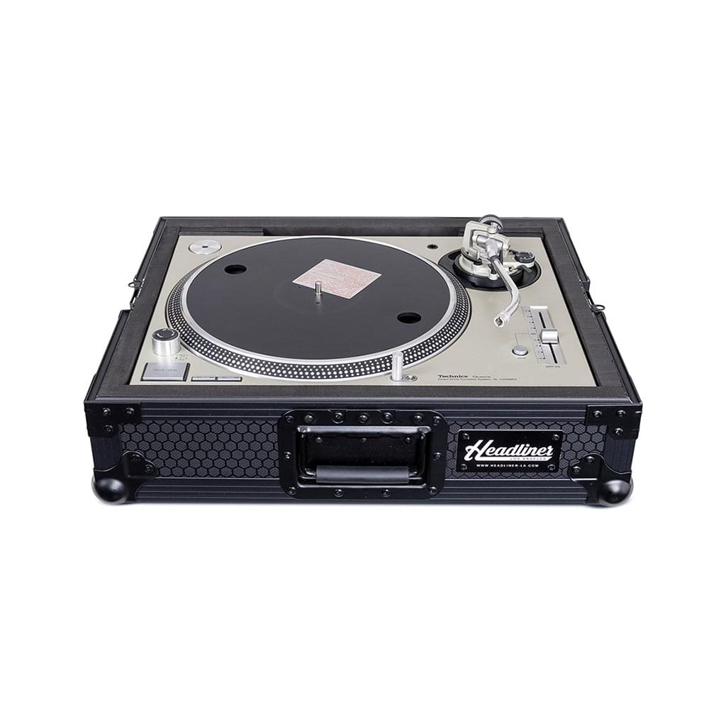 Headliner HL10205 - Pitch Black Turntable Flight Case.