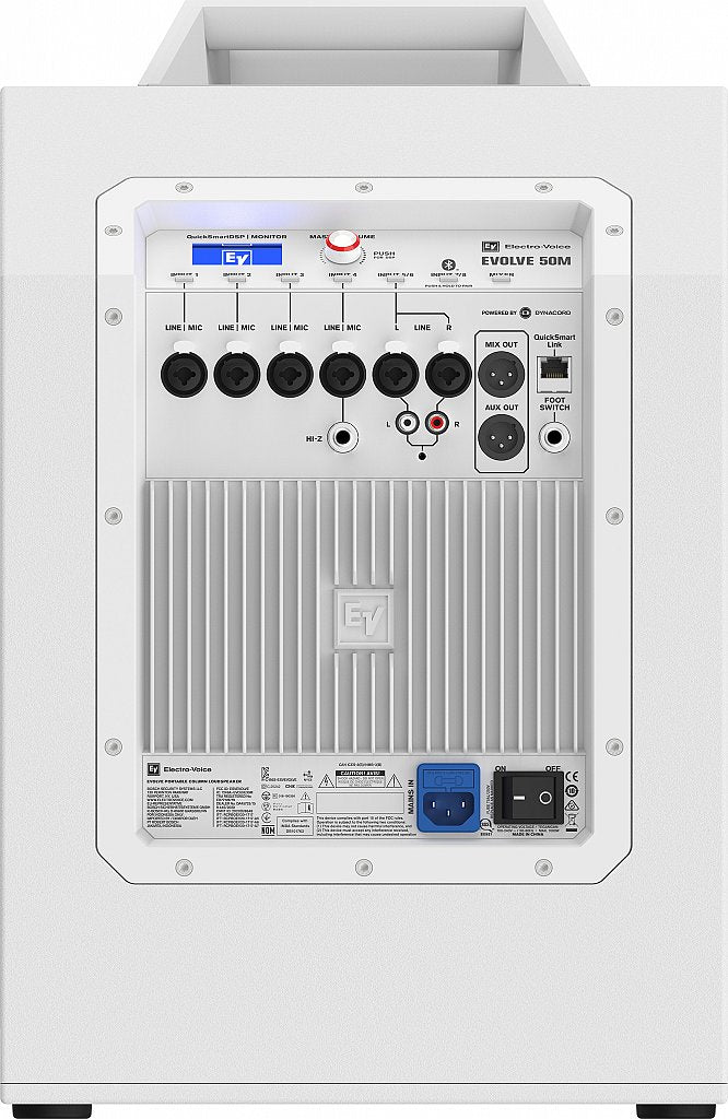 Electro-Voice EVOLVE50M-SW-US - Column Subwoofer, White (No Speaker Included).
