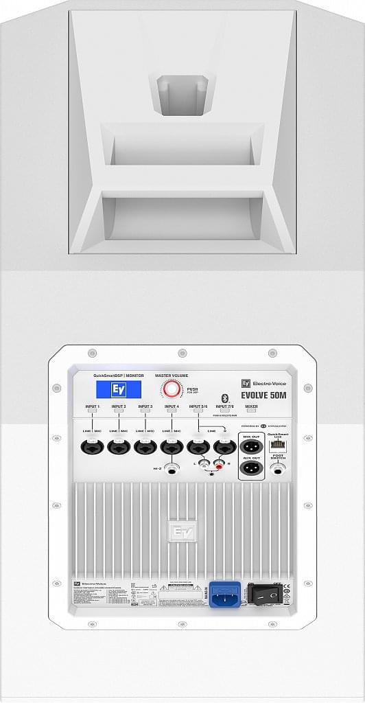 Electro-Voice EVOLVE50M-SW-US - Column Subwoofer, White (No Speaker Included).